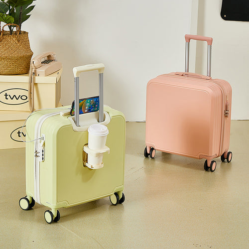 Compact Hard-Shell Rolling Suitcase Bowlift