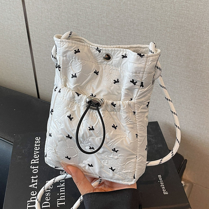 Compact Quilted Crossbody Bag