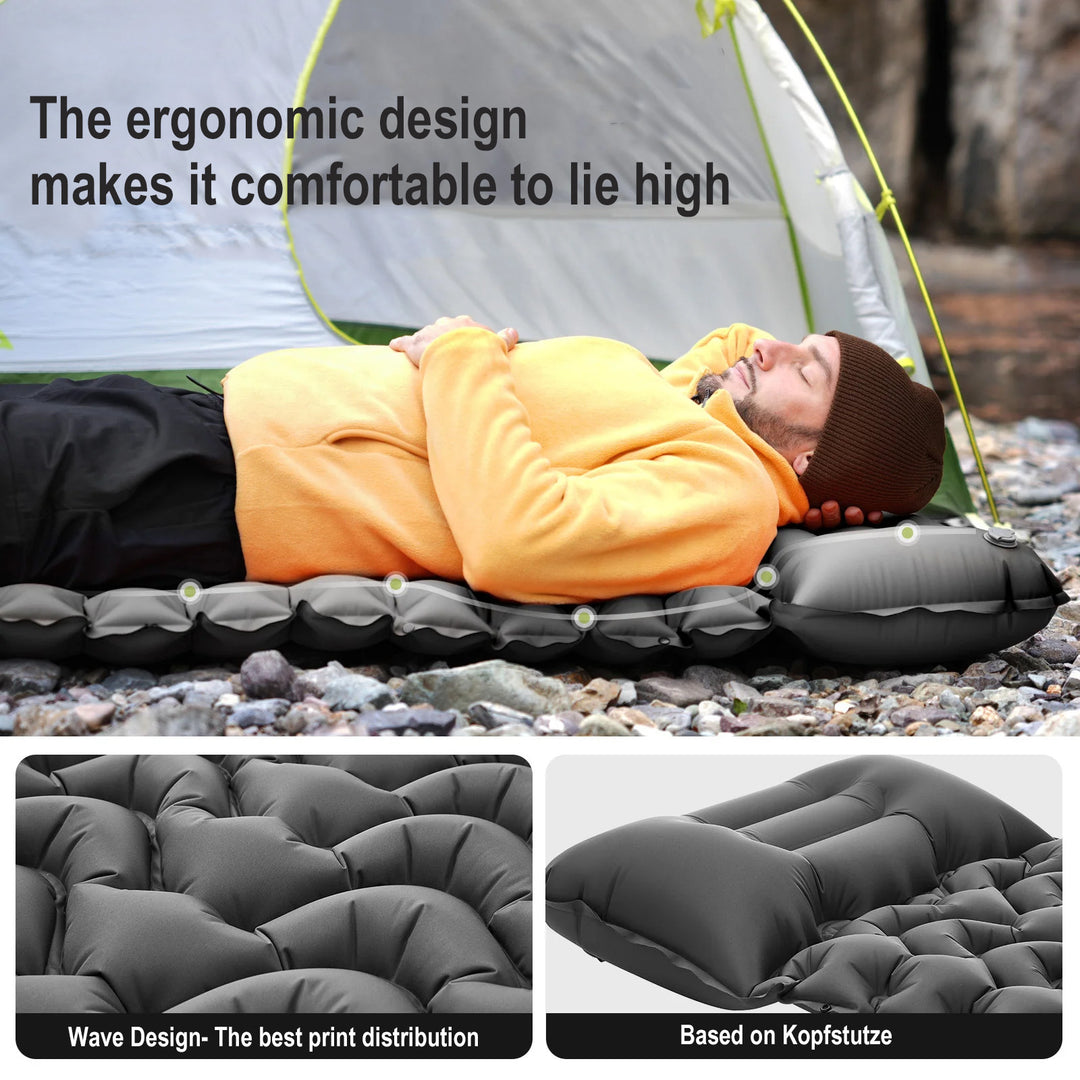 Comfortable Camping Sleeping Mat With Ergonomic Design Bowlift