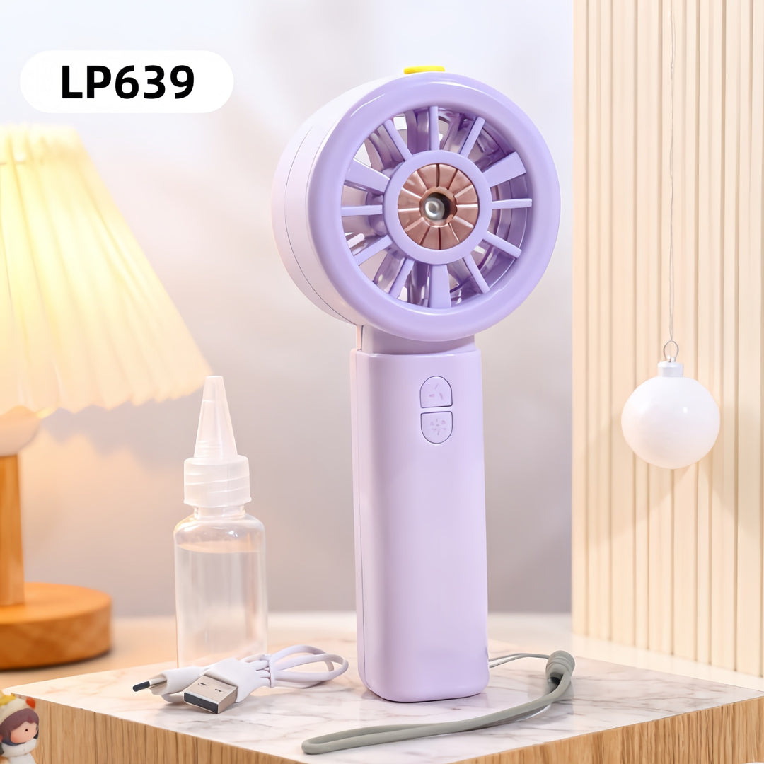 Women's Portable Handheld Fan with Spray Function Bowlift 1781628652