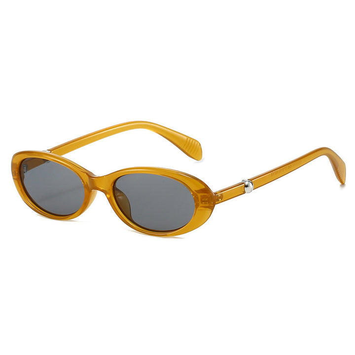 Retro Oval Frame Sunglasses Bowlift 1787812403