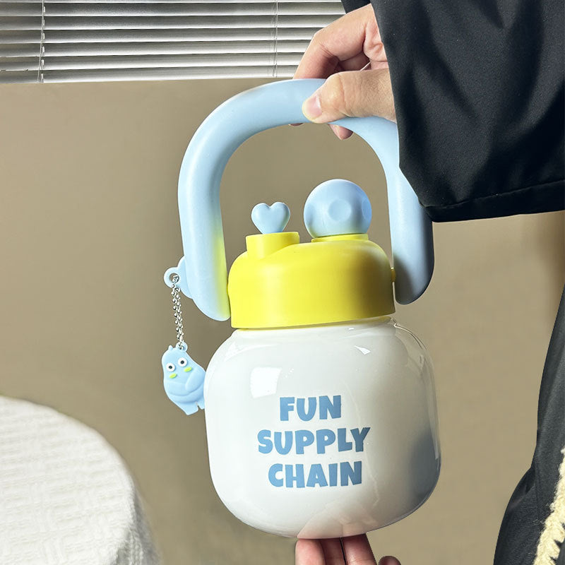 Ladies Playful Water Bottle with Animal Design Bowlift