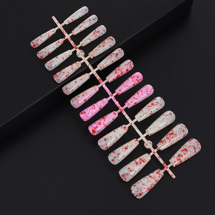 Artificial nails in creative drop design Bowlift