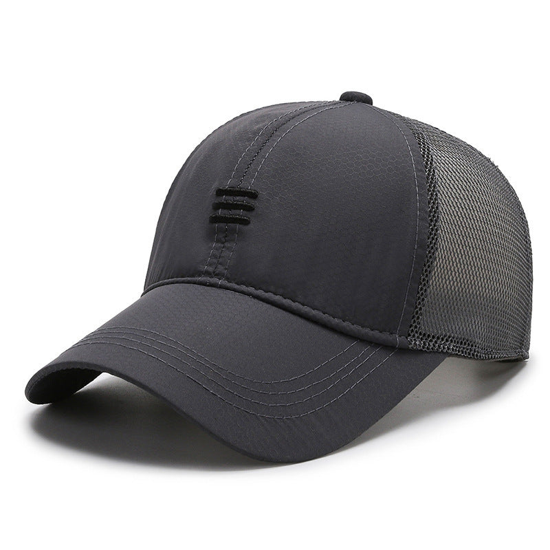 Women Sporty Mesh Trucker Cap Bowlift