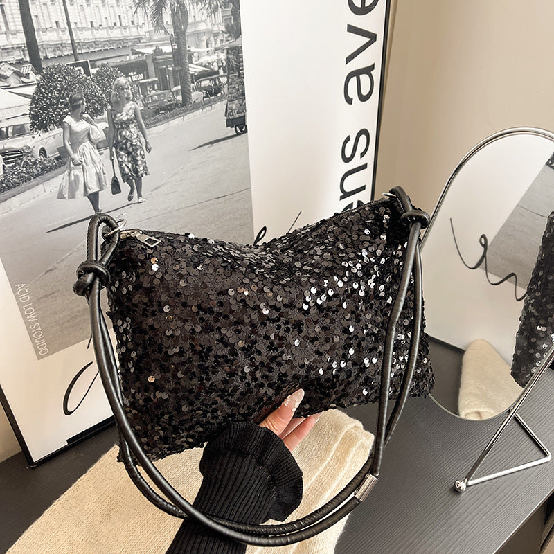 WoSparkling Sequin Evening Handbag Bowlift