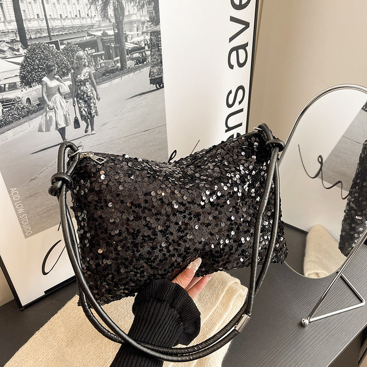 WoSparkling Sequin Evening Handbag Bowlift