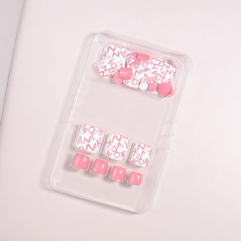 Artistic Floral Press-On Nail Art Set Bowlift