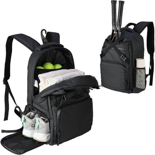 Sporty backpack with separate shoe compartment and multifunctional pockets Bowlift