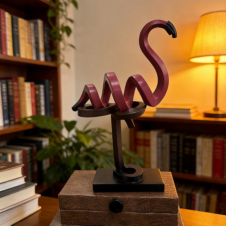 Decorative Flamingo Sculpture