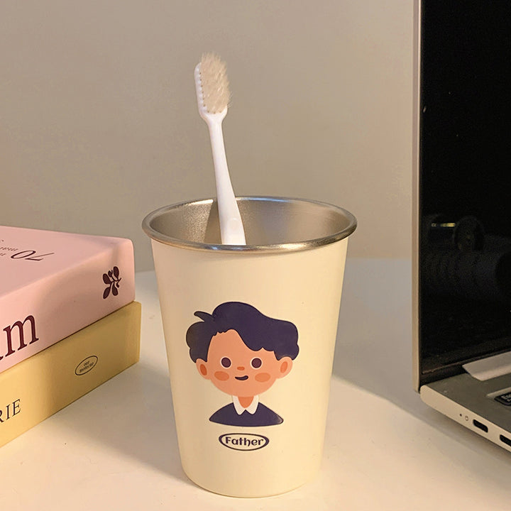 Funny toothbrush holder with cheerful character design Bowlift