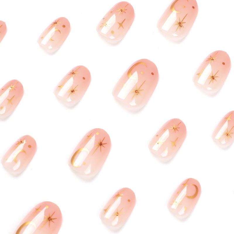 Artistic Nail Art with Stars and Moon Designs Bowlift