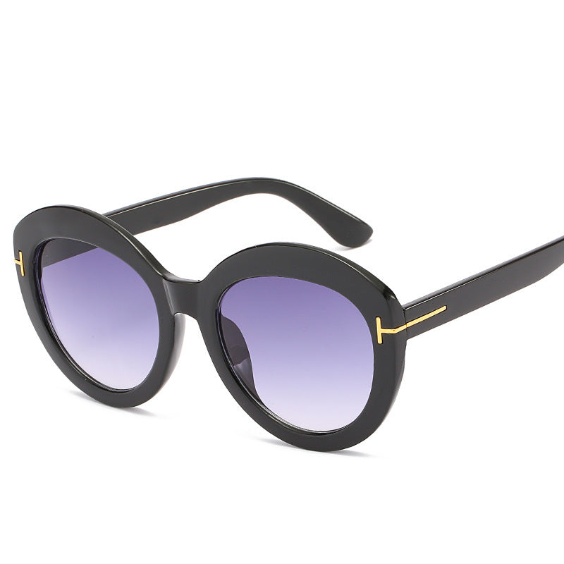 Oversized Gradient Lens Sunglasses Bowlift