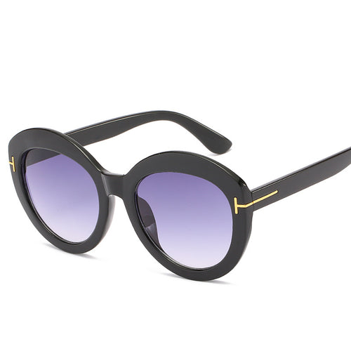 Oversized Gradient Lens Sunglasses Bowlift