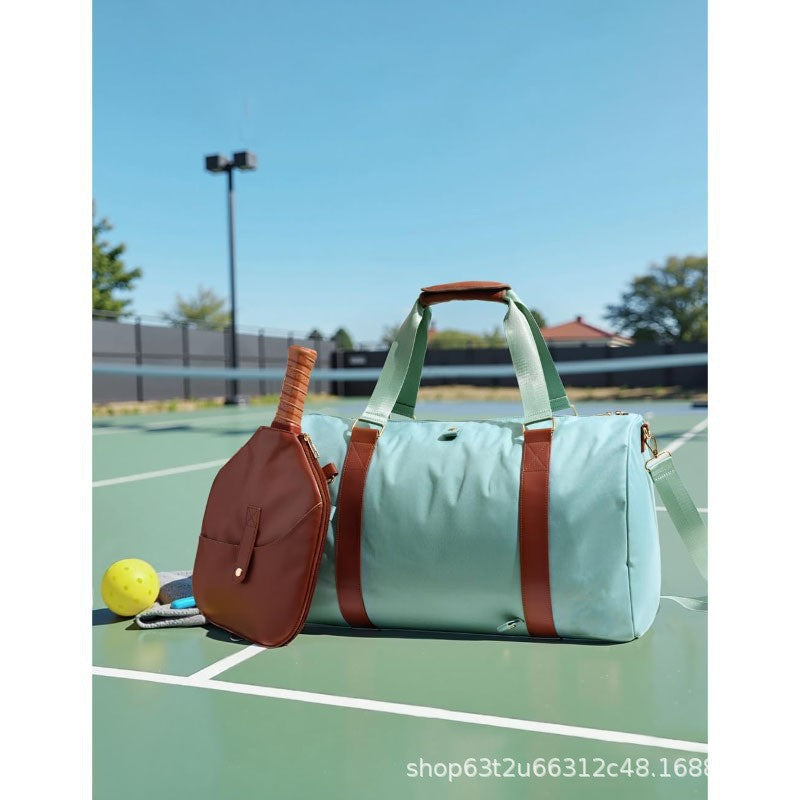Compact Sports Duffle Bag with Padded Shoulder Strap Bowlift