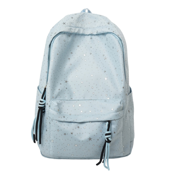 Star-Embellished Lightweight Backpack Bowlift
