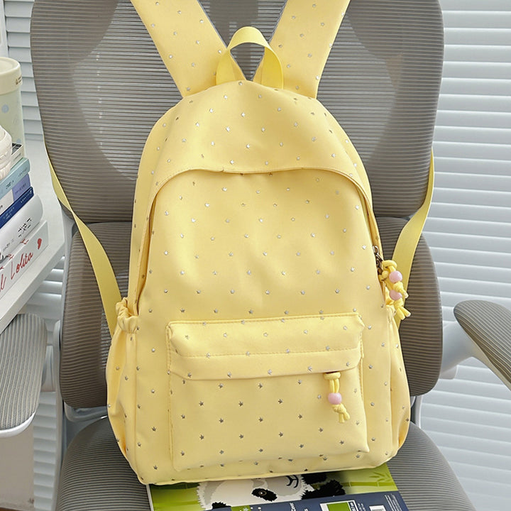 Star-Embellished Functional Backpack