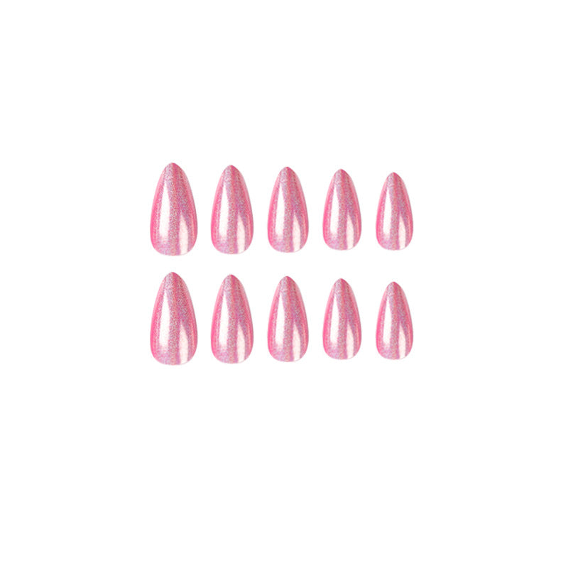 Artful stiletto nails with holographic shine Bowlift