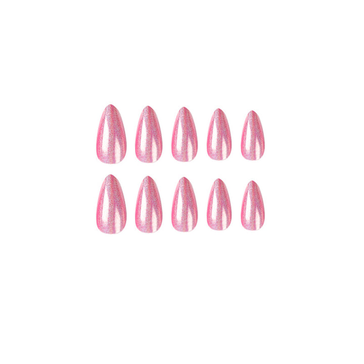Artful stiletto nails with holographic shine Bowlift