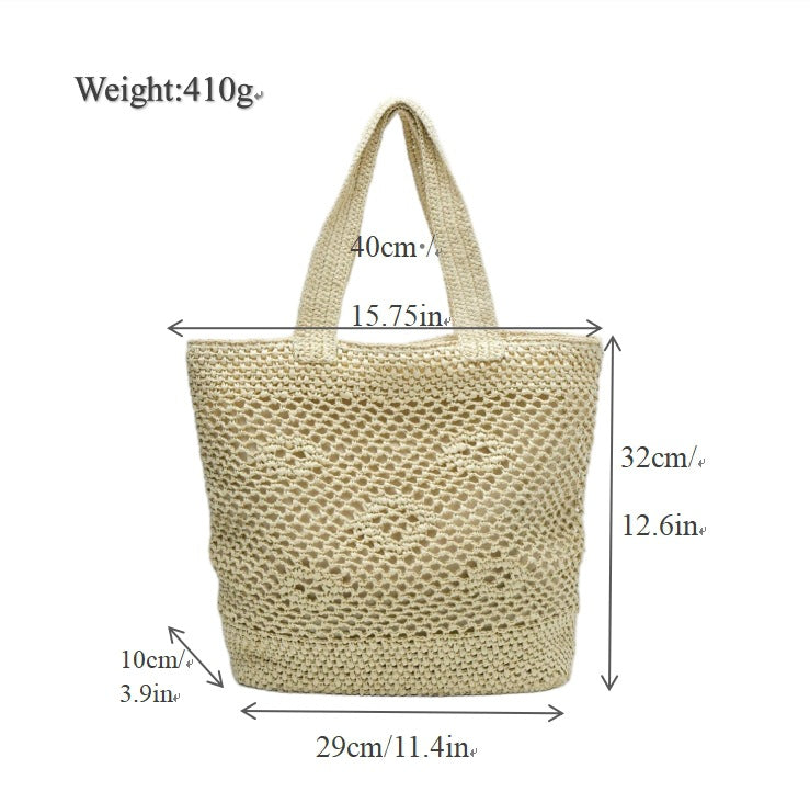 Elegant Macramé Shopper Bowlift