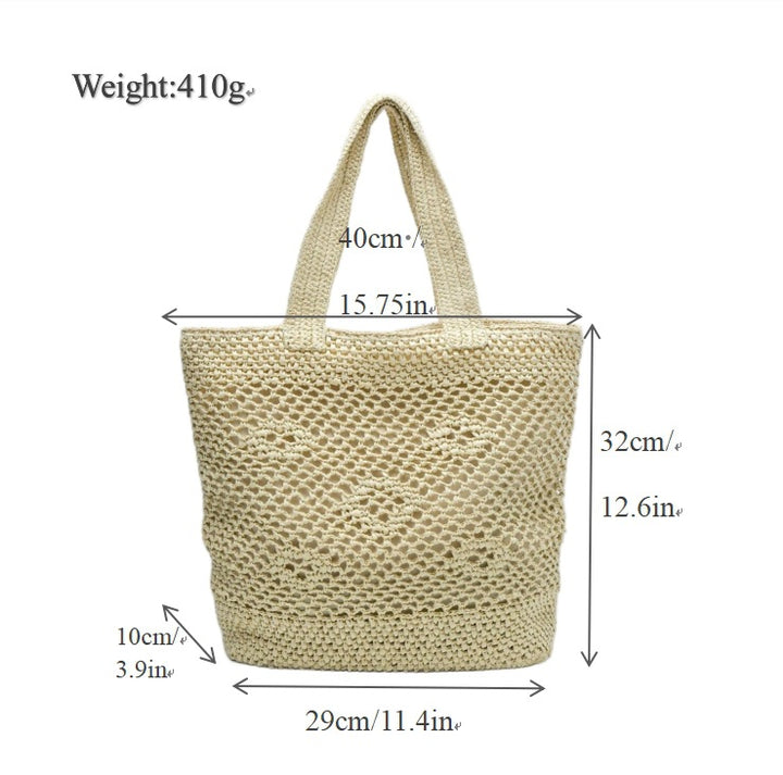 Elegant Macramé Shopper Bowlift
