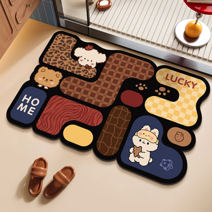 Floral Patterned Anti-Fatigue Mat