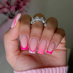 Creative 3D Bow and Pearl Nail Extensions Bowlift