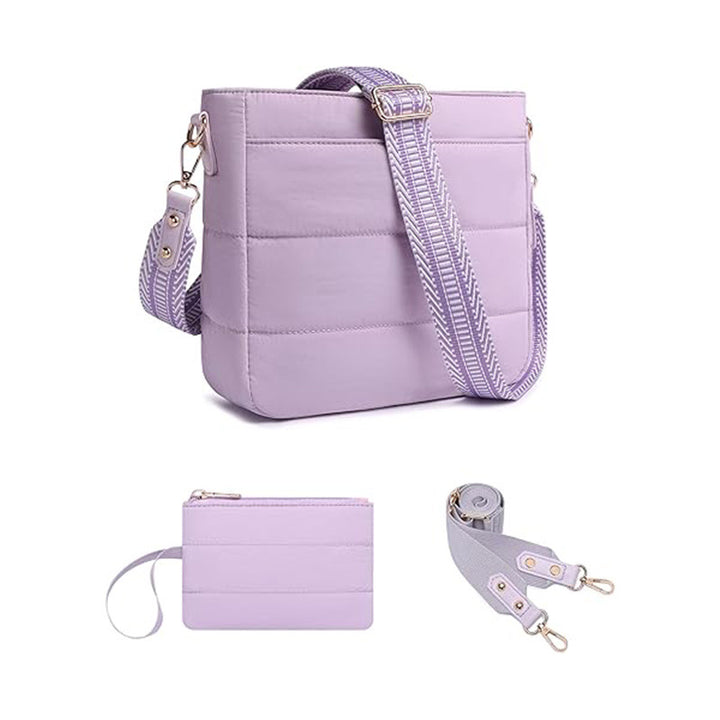 Fashionable shoulder bag with removable card case Bowlift