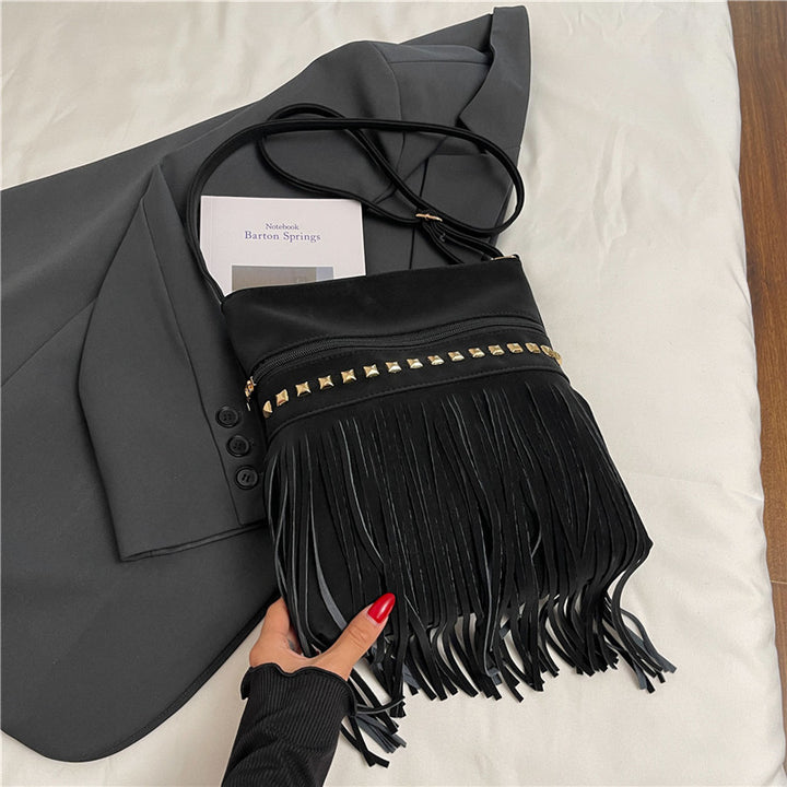 Stylish Fringe Crossbody Bag Bowlift