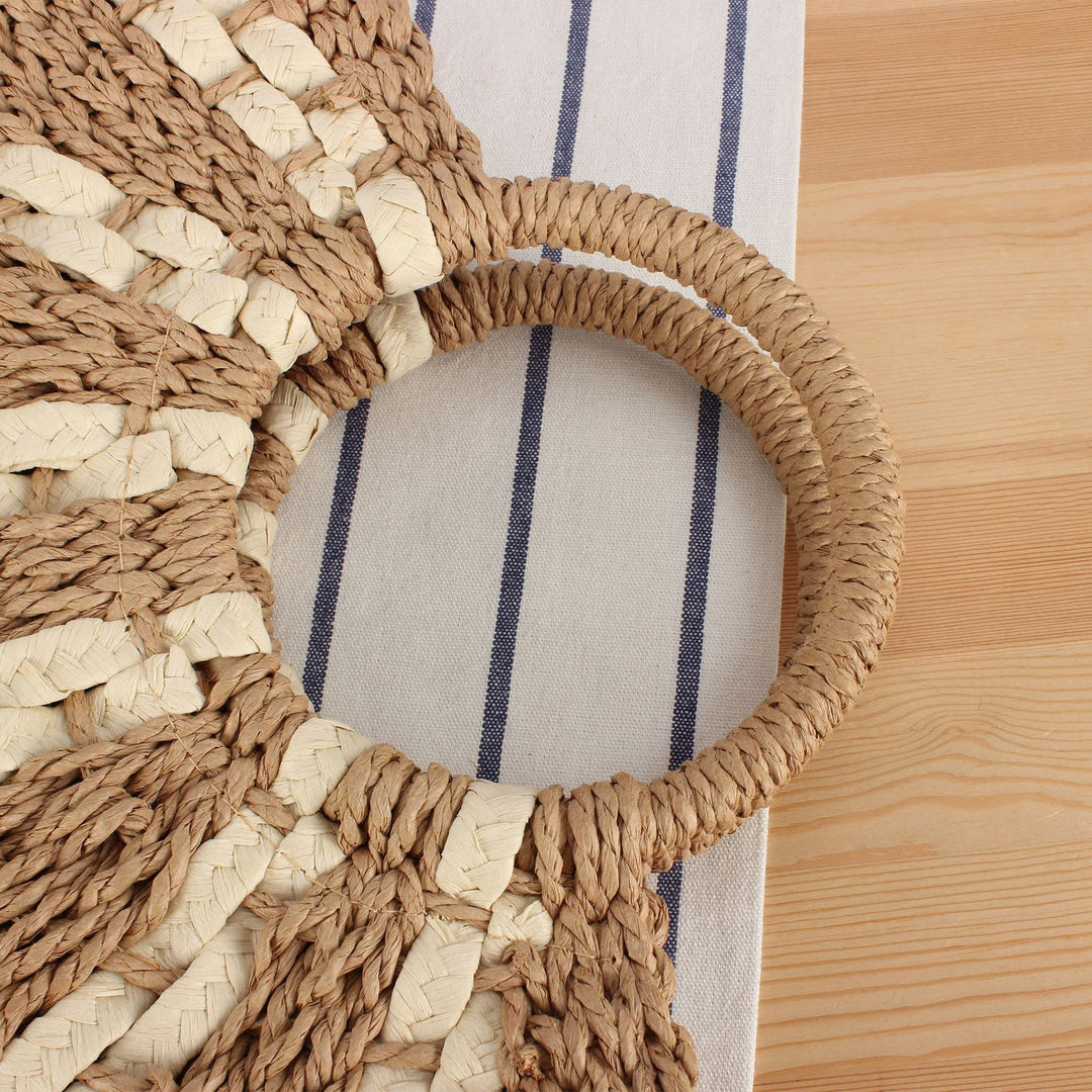 Tote bag with handcrafted weave Bowlift