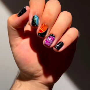 Creative 3D Bow and Pearl Nail Extensions Bowlift