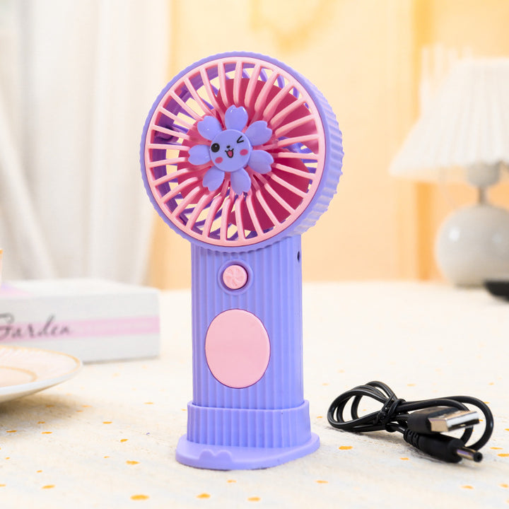Ladies Portable Handheld Fan Bowlift