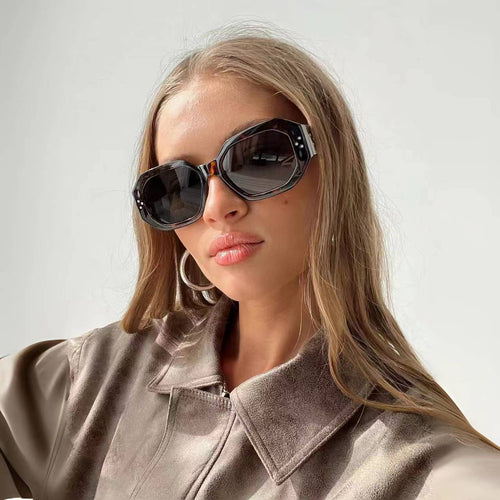 Women's Stylish Sunglasses in Distinctive, Octagonal Design Bowlift