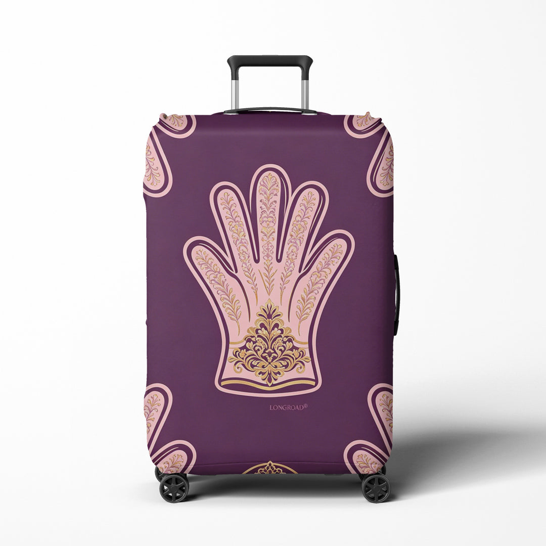 Women's suitcase with unique hand-drawn design Bowlift