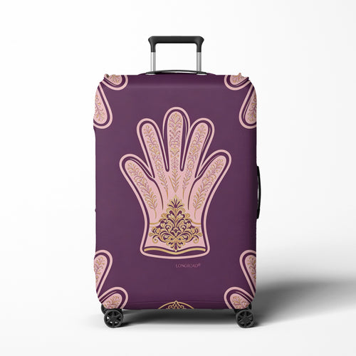 Women's suitcase with unique hand-drawn design Bowlift