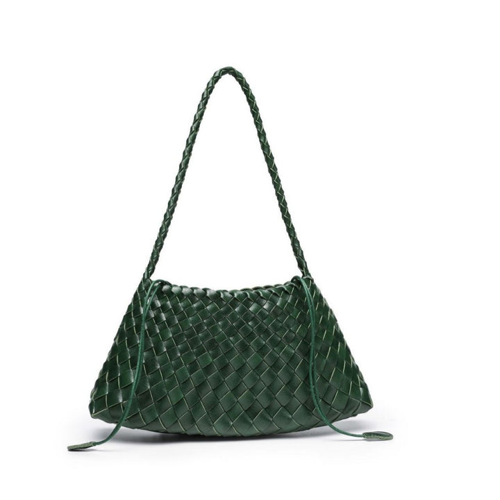 Textured Woven Shoulder Bag Bowlift