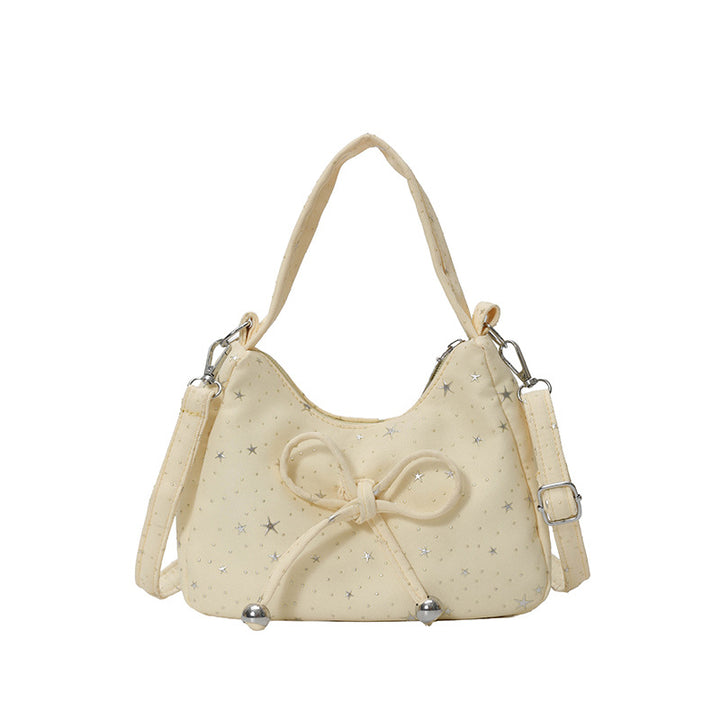 WoDecorative Star-Patterned Hobo Bag Bowlift