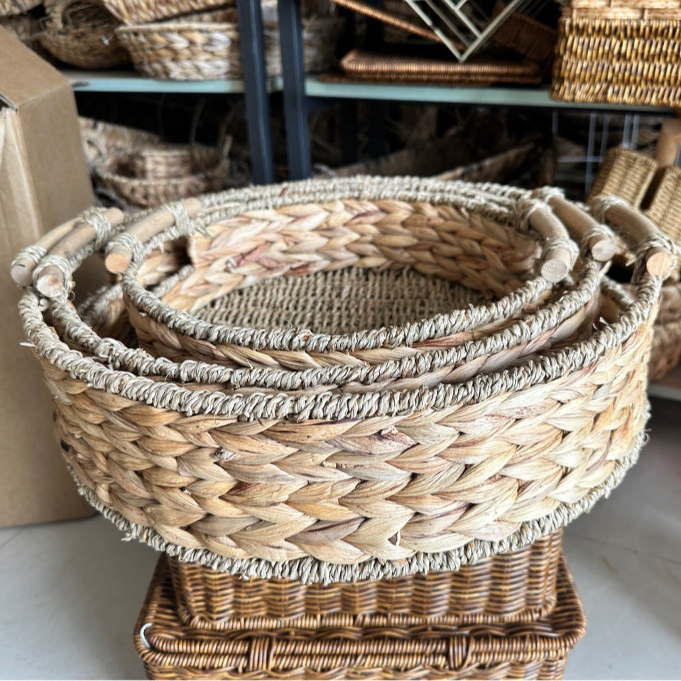Nesting Woven Storage Baskets Bowlift
