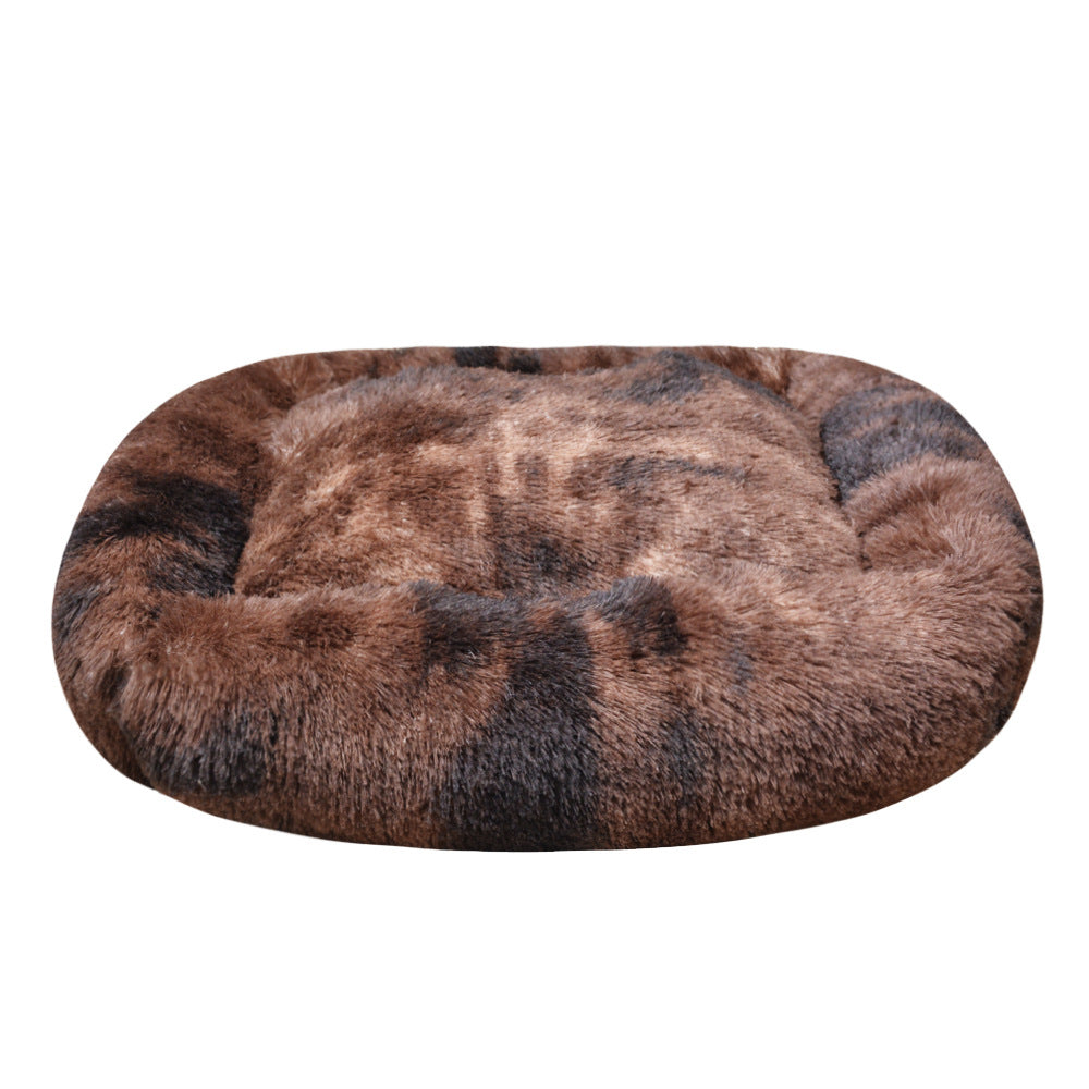 Plush Orthopedic  Cushion  Dog Bed