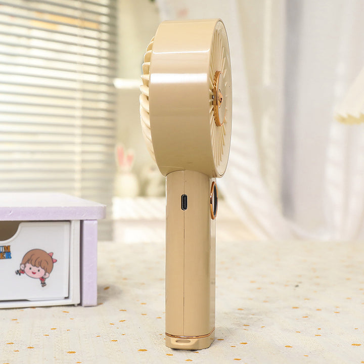 Women's Portable Mini Hand Fan with USB Charging Function Bowlift