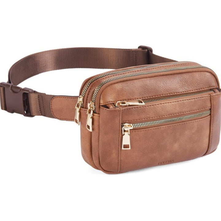 Elegant Leather Fanny Pack Bowlift