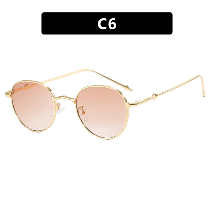 Ladies elegant sunglasses in fashionable oval design Bowlift