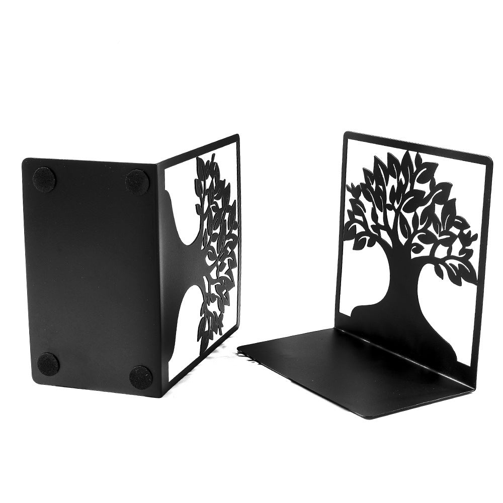Decorative Metal Tree Design Bookends