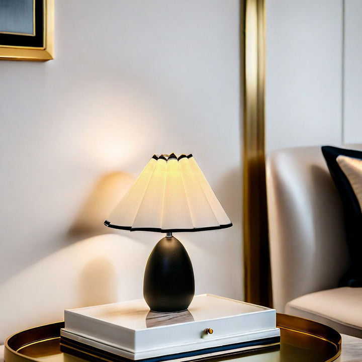 Adjustable Fabric Shade Table Lamp
