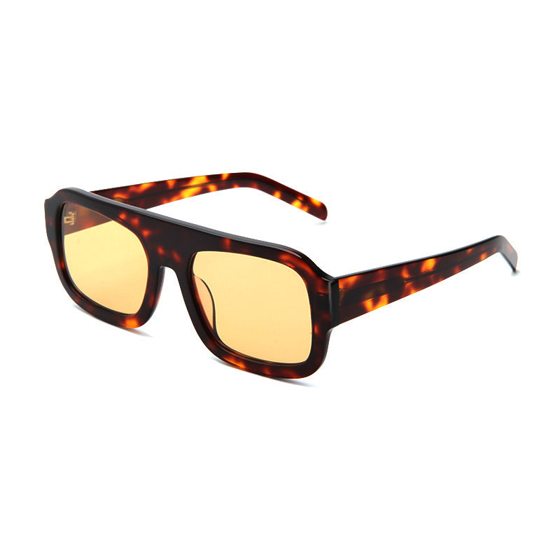 Women’s square sunglasses made of high-quality plastic with polarized lenses Bowlift