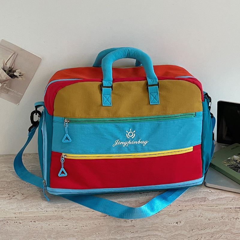 Versatile Multi-Pocket Travel Duffle Bag