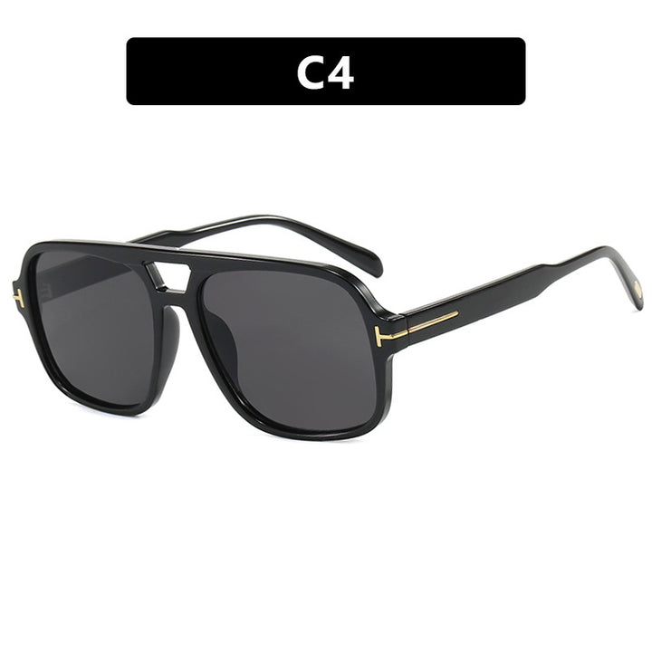 Women's trendy sunglasses with square frame and polarizing yellow lenses Bowlift