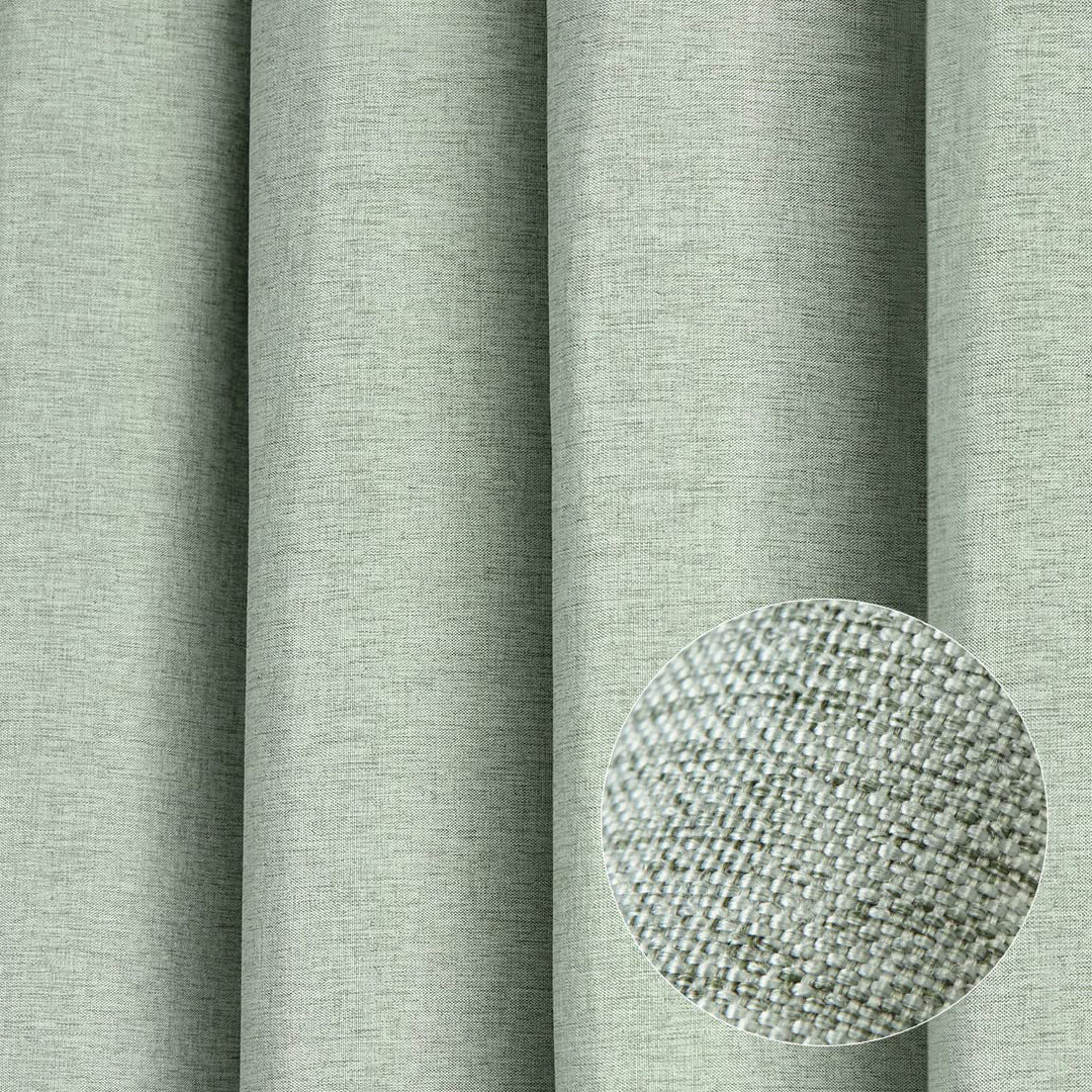 Textured Linen Shower Curtain Bowlift
