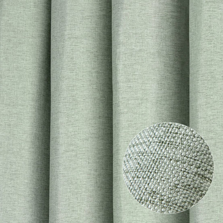 Textured Linen Shower Curtain Bowlift