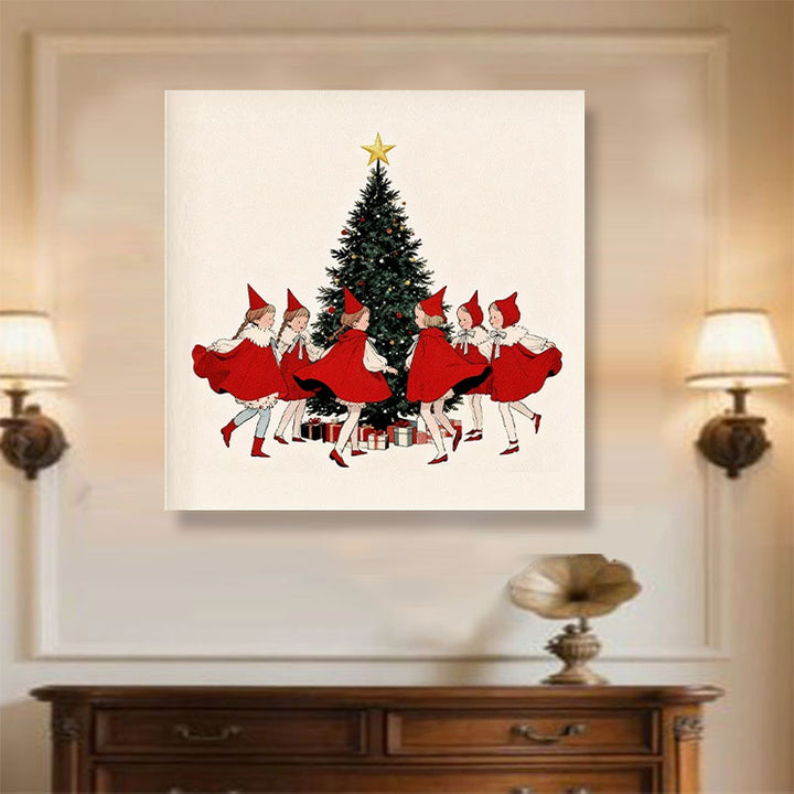 Vintage Christmas Wall Art
