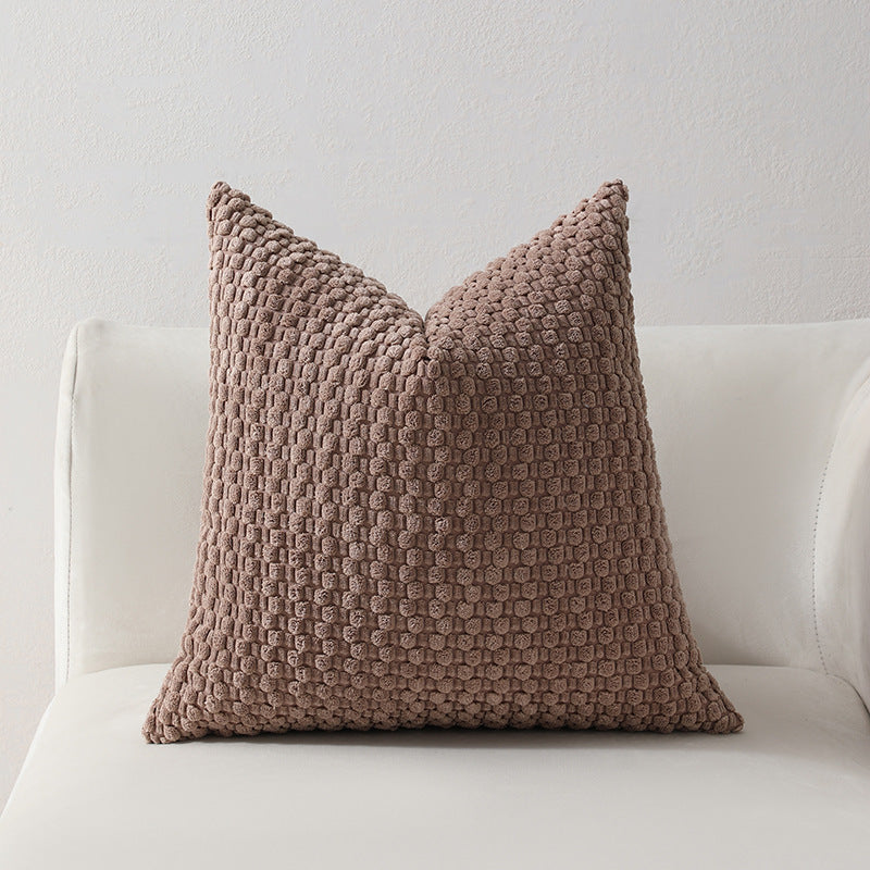 Textured Knit Decorative Pillow